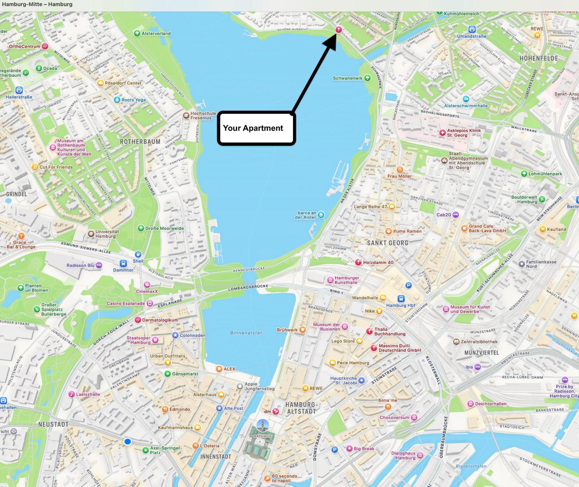 The Suites Alster Waterfront Family Apartments Hamborg Eksteriør billede